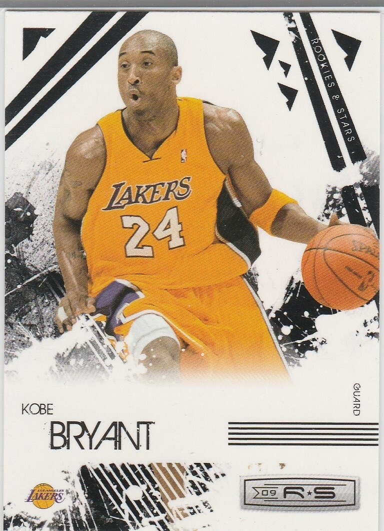 KOBE BRYANT INSERT CARD Basketball Los Angeles Lakers Panini