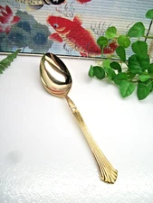 HOME CONCEPTS  Gold Electroplate  GOLDEN CANNES  Solid Serving Spoon  Japan