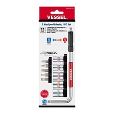 Vessel 2 Way Speed L-Handle with 1/4 Sockets ...