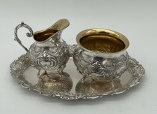Silber Milch & Zucker Set