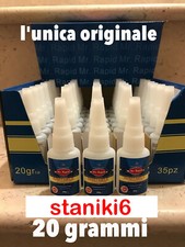SUPERCOLLA CIANOACRILICA 20GR MR RAPID UNICA NEL SUO GENERE ANCORA PIÙ FORTE