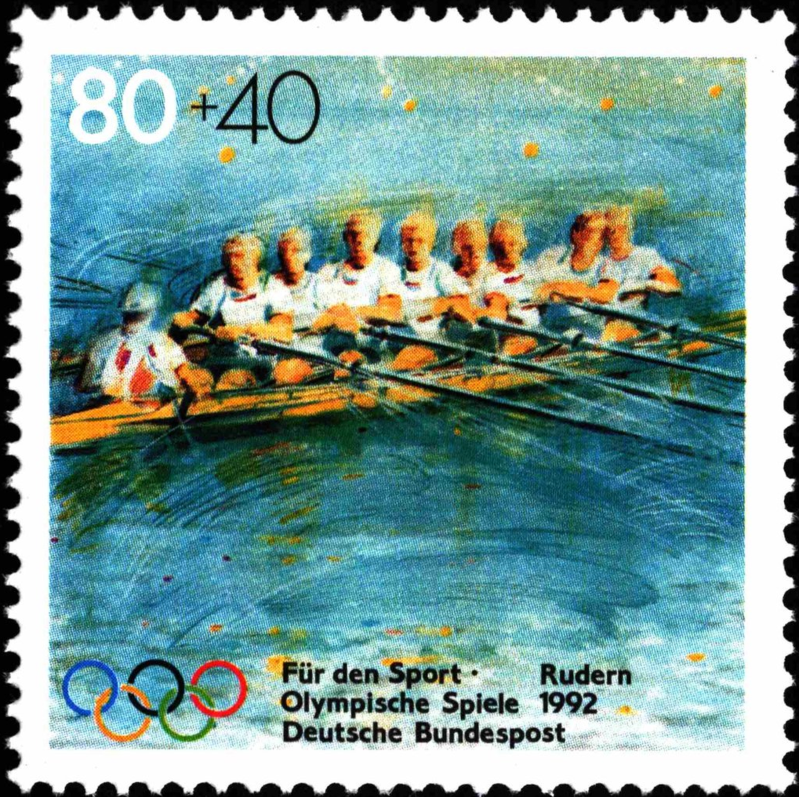BRD FRG #Mi1593 MNH 1992 Rowing Eight [B725 YT1420 SG2439] | eBay