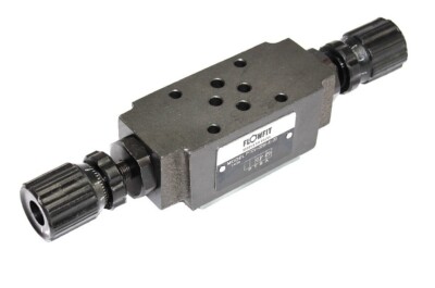 Produktbild von Hydraulik-Durchflussregelventil Für Minibagger 0,8–2 T – 3/8" Mit M14-Anschluss, Drossel-Rückschlagventil Für Zylinder-Drehzahlregelung, 5er-Set