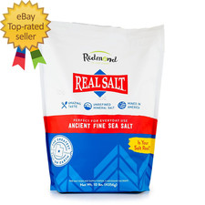 Real Salt 10 Lb Bag- Natural Unrefined Gluten Free, Fine Sea Salt, 10Lb Bag