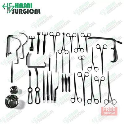 37-Pcs Facelift Surgery Set   Surgical Scissors and Essential Instruments