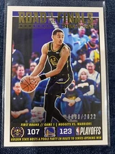 2022-23 Panini NBA Hoops #4 Road To The Finals Jordan Poole /2022 Warriors 🔥🏀