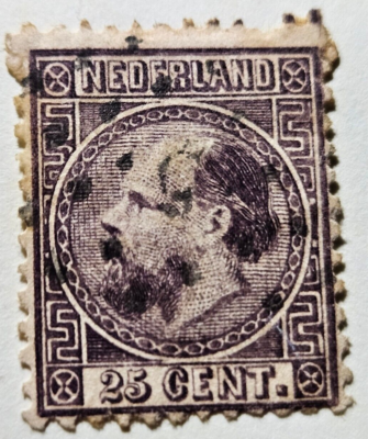 Stamp Europe Netherlands Series of 1867 King William III A3 #11