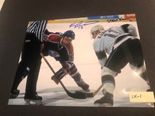 Steve Kasper & Ken Linseman Signed 8x10 Hockey Photo Autographed Auto LK1