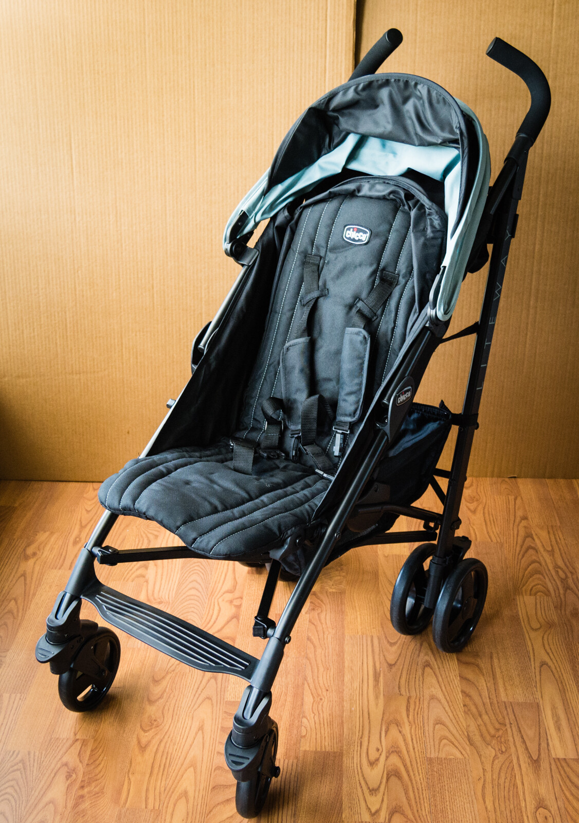 chicco liteway stroller grey