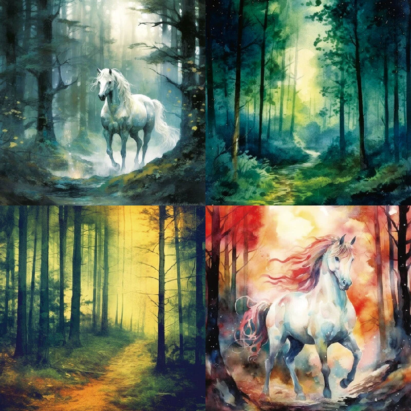 Álbum de recortes de madera de caballo almohadilla de papel para hacer tarjetas diarios basura álbum cartulina 24 piezas Foto 3 de 4