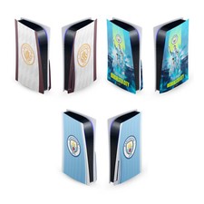 MAN CITY FC 2023/24 KIT VINYL SKIN DECAL FOR SONY PS5 DISC EDITION CONSOLE