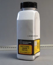 WOODLAND SCENICS SOFT FLAKE SNOW SHAKER O HO N G GAUGE train land WDS140 NEW