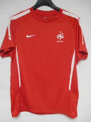 Maillot D'entraînement Équipe De France - Nike - Rouge - Taille XL - Occasion