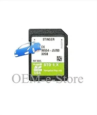 2018 Stinger GT GT1 GT2 Navigation Memory SD CARD DATA U.S Map OEM 96554-J5700