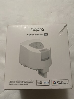 Aqara Smart Valve Controller T1 with Matter, Requires Zigbee 3.0 White 