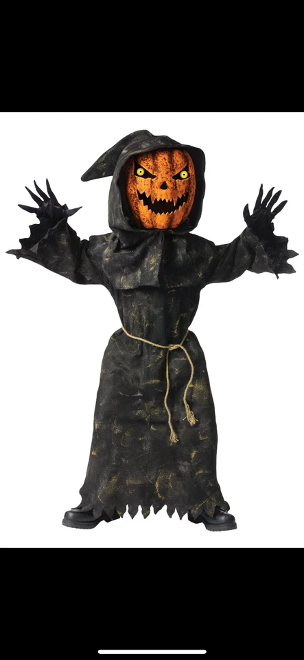 Disfraz de calabaza cabeza bobble Fun World para niños Foto 4 de 4