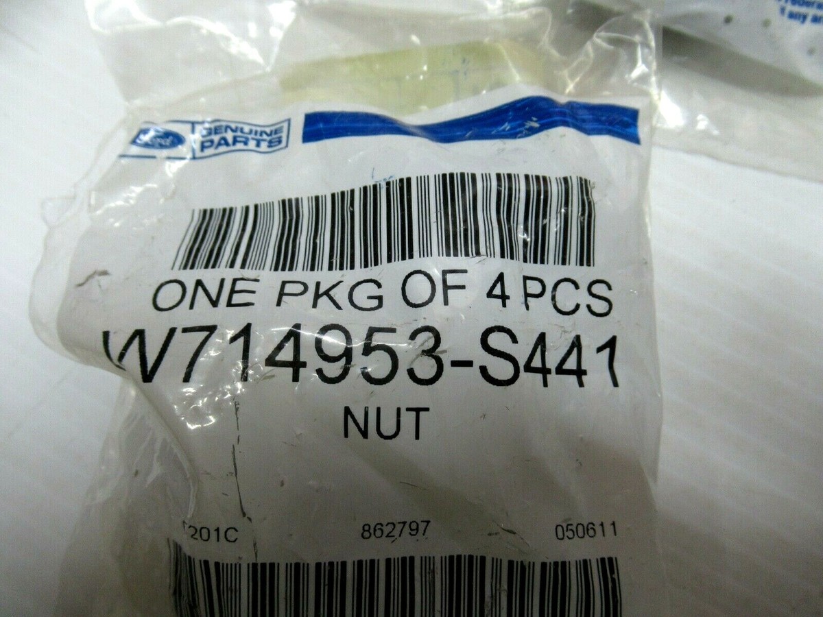 NOS New FORD OEM W714953-S441 Nuts - Package of 4 | eBay
