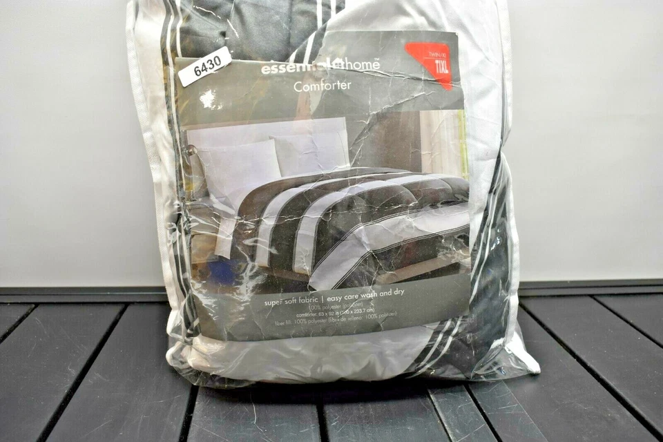  Edredón Essential Home 63" x 92" Twin - Taupe Foto 2 de 3