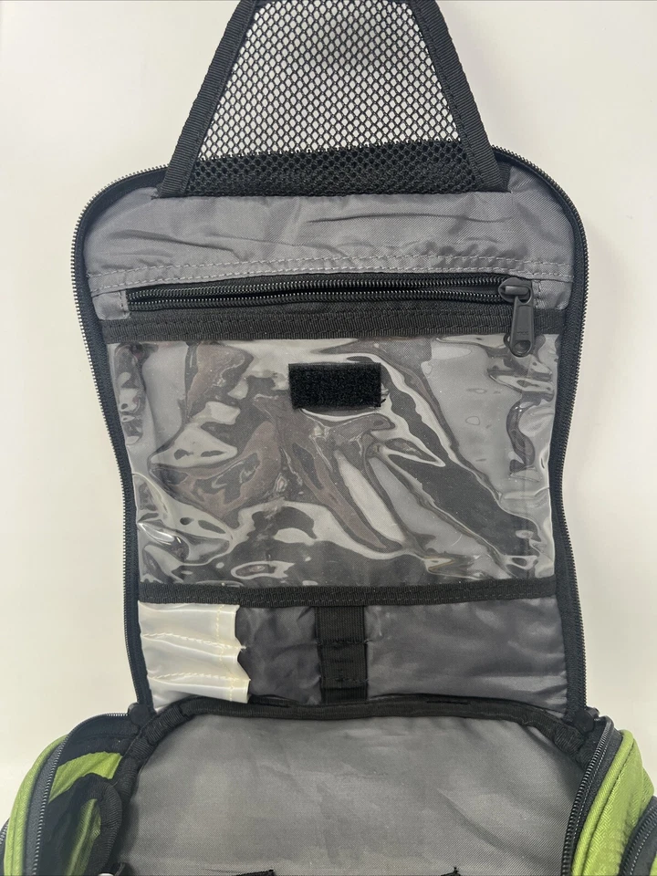 Eddie Bauer Travel Bag Lime Green Lots of Pockets Great Carry On Versatile - Image 4 of 4