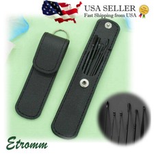 Ear Pick Cleaning Set Spiral Tool Spoon Ear Wax Remover Cleaner Curette Kit US