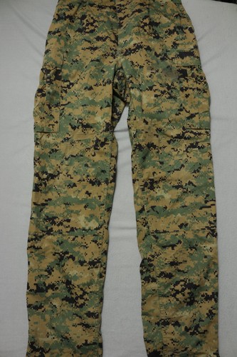 USMC Digital Camo Cargo Pants Mens Medium Extra Long Marine Corps Green