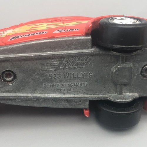 Johnny Lightning 1933 '33 Willys Gasser Car Bryson & Sons Red Diecast 1/64 Scale - Picture 12 of 12