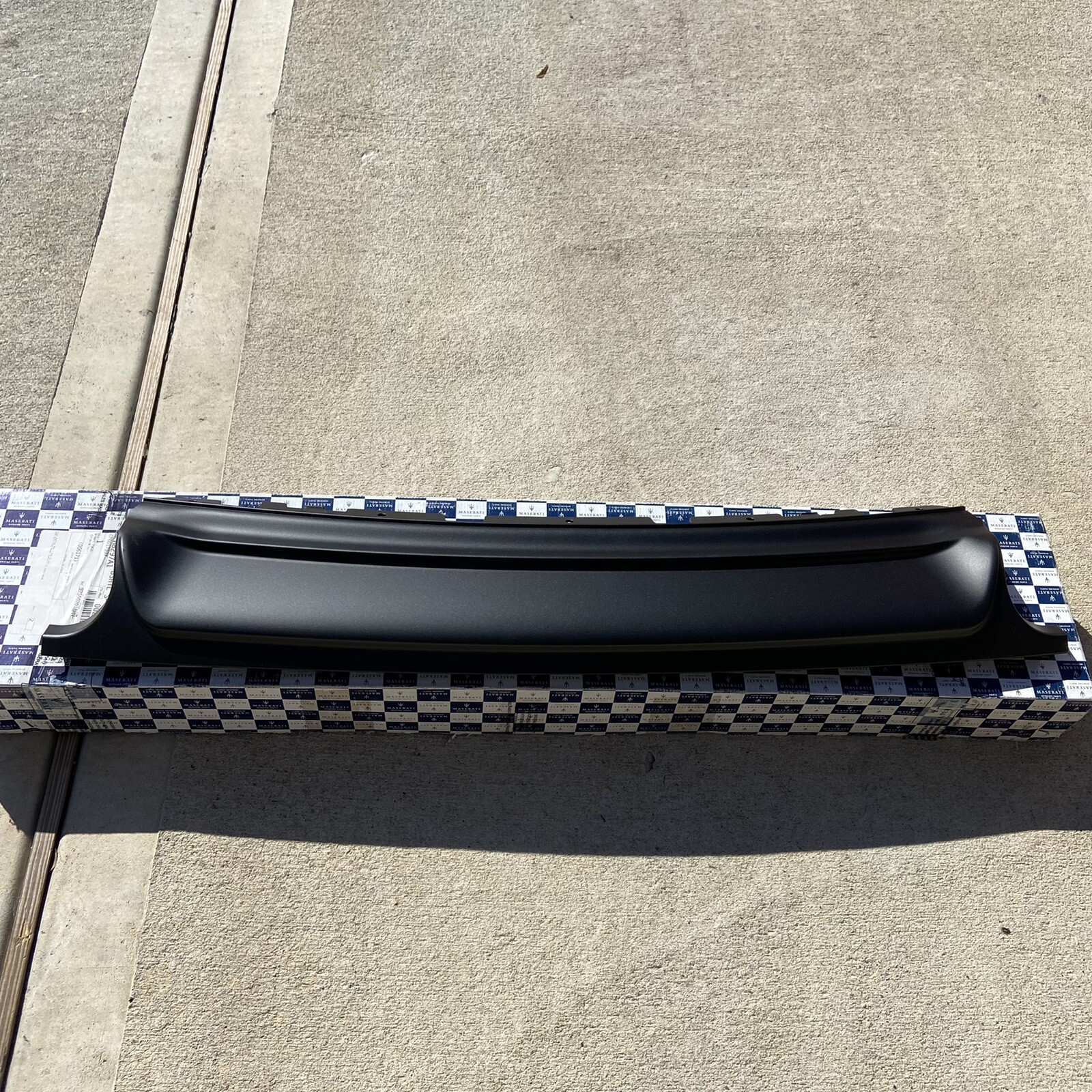 2014 - 2017 Maserati Ghibli Rear Bumper Lower Valance Trim Panel 670010777