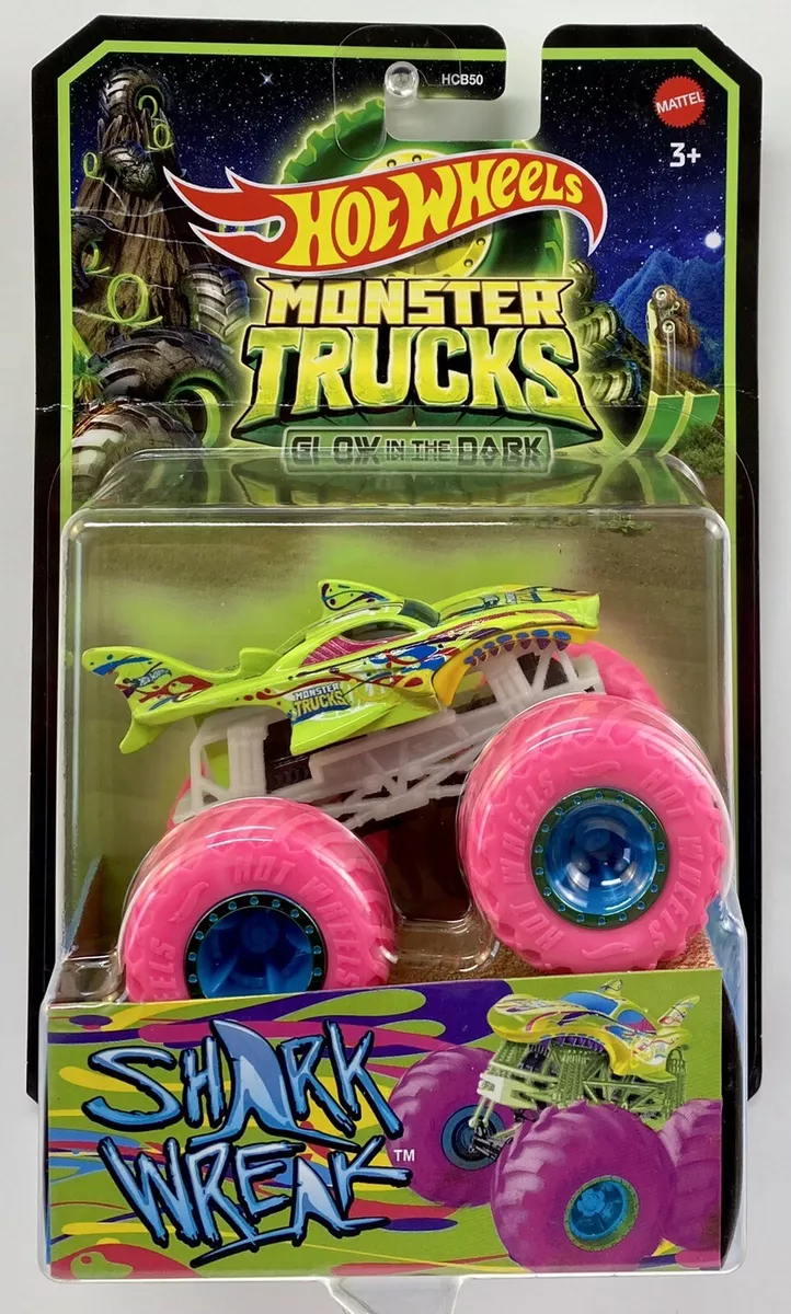 Hot Wheels Monster Trucks Glow In The Dark Collection 