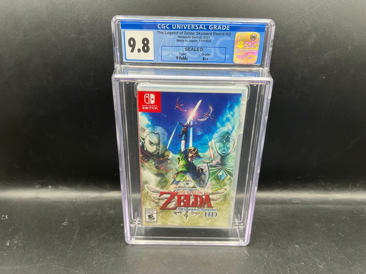 switch受付終了しました The Legend of Zelda: Skyward Sword HD Switch CGC 9.8 A++ FACTORY