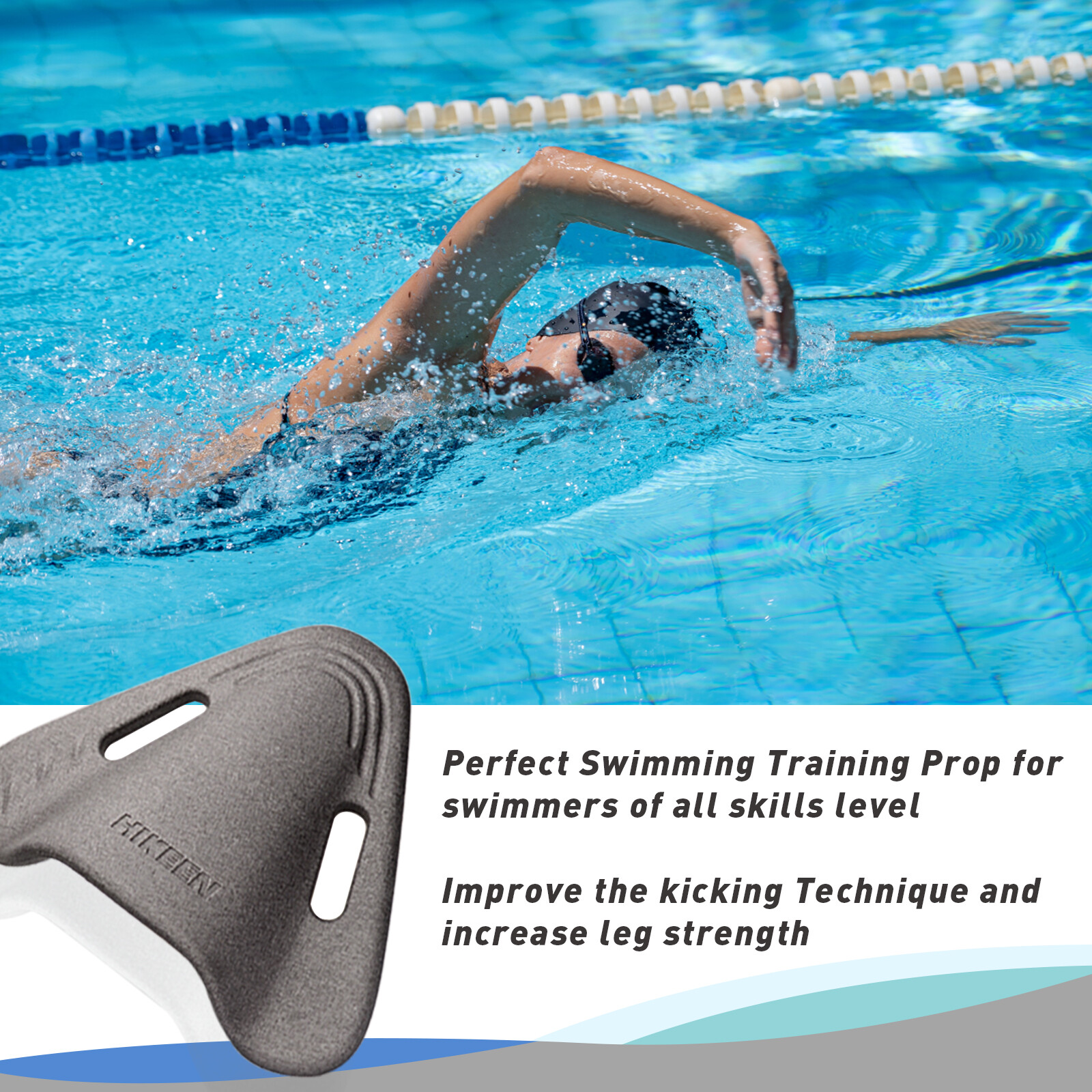 Swim Kickboard, Lightweight Swim Board,Training Aid Kickboard for