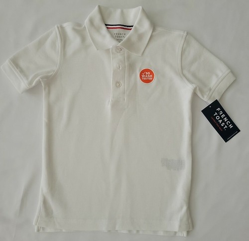 French Toast Polo Uniform Boys & Girls Short Sleeve 50 Wash Tested - Picture 2 of 13