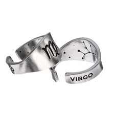 Zodiac Sign Signet Ring - Virgo - Symbol Jewelry