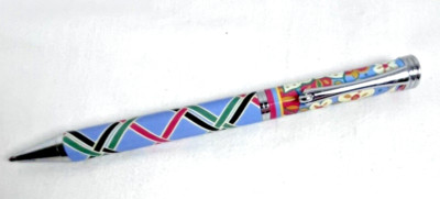 Vera Bradley Retired Versailles Ink Pen Black Ball Point Refillable Collectible