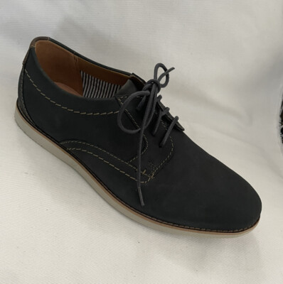 Clarks Men’s Navy Blue Suede Derby with Brown Laces Clarks Clarkdale Derby Navy Suede - G main image 2