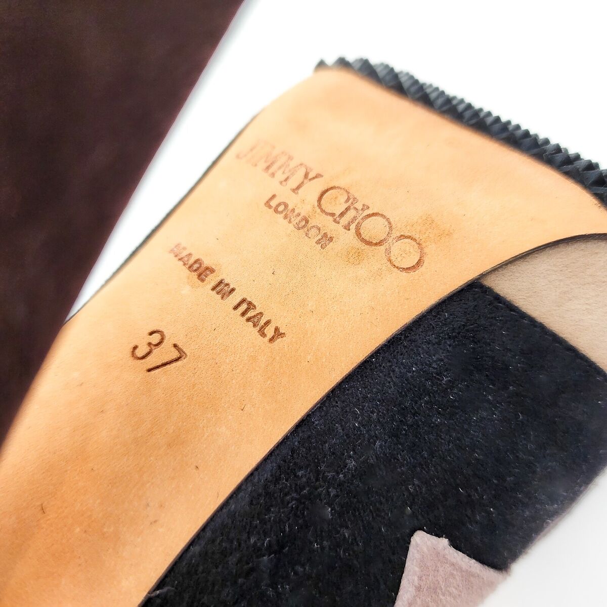 Jimmy Choo Suede Zigzag Heeled Designer Knee-High Boots Jimmy Choo Suede Zigzag Heeled Designer Knee-High Boots