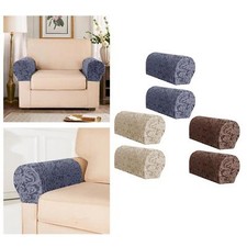Jacquard High Elasticity Sofa Armrest Covers for Armchairs