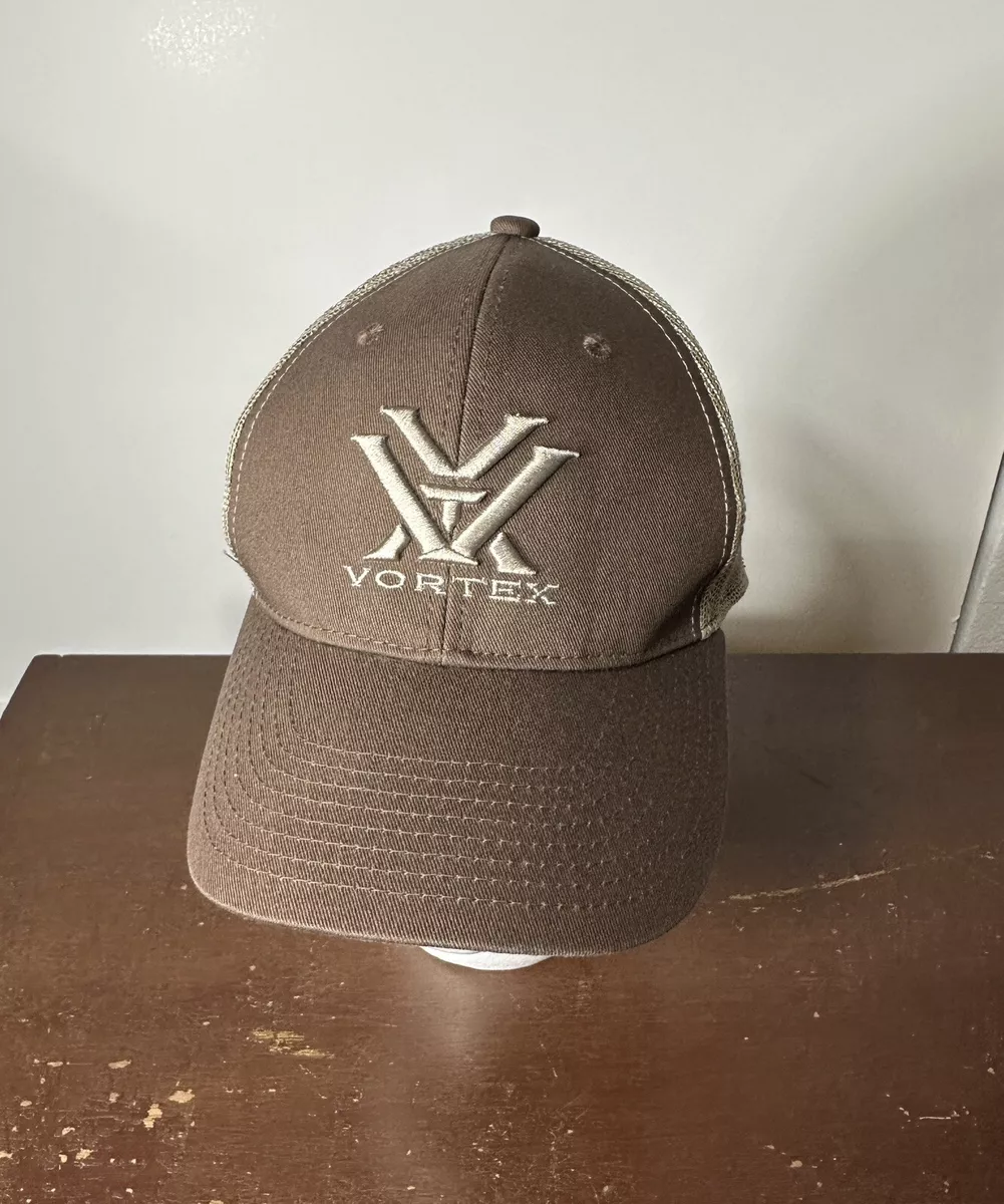 Vortex Optics Trucker Hat Logo Embroidered Mesh Snapback Gray