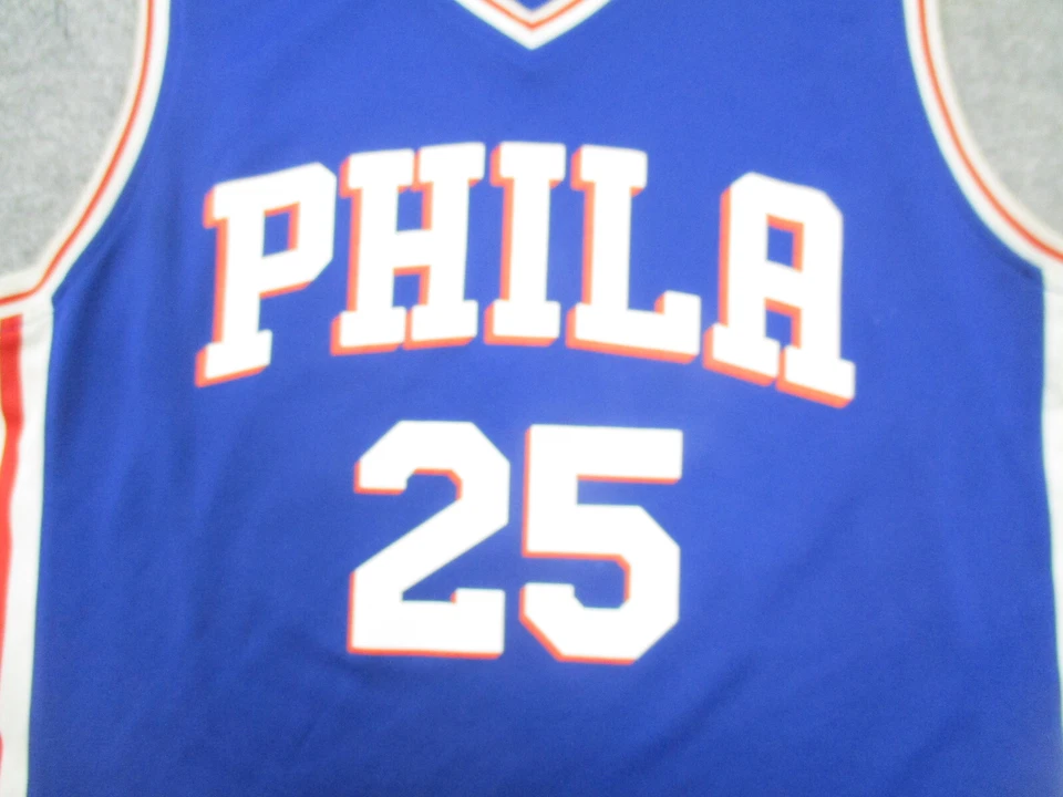 Camiseta Ben Simmons Philadelphia 76ers Para Hombre Mediana Azul Fanáticos NBA Baloncesto * Foto 3 de 4