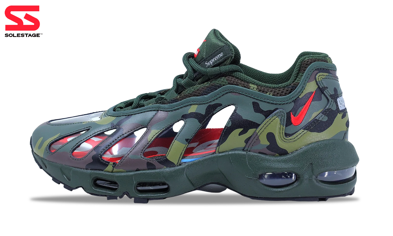 Nike Air Max 96 x Supreme Camo 2021 (CV7652 300) homme taille 8 10