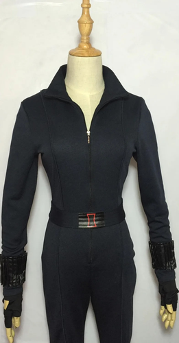 Movie Black Widow Avengers Deluxe Adult Costume Suit Captain Cosplay Holloween - Picture 3 of 11