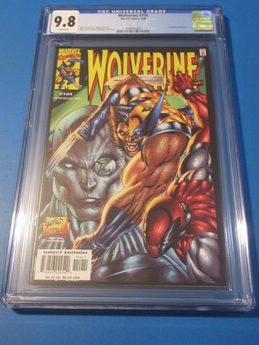 Wolverine #154 Awesome Deadpool Issue CGC 9.8 NM/M Gorgeous Gem Wow