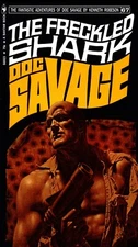 Paperback Cover Poster - DOC SAVAGE - The Freckled Shark (1972) Poster 14"x24"