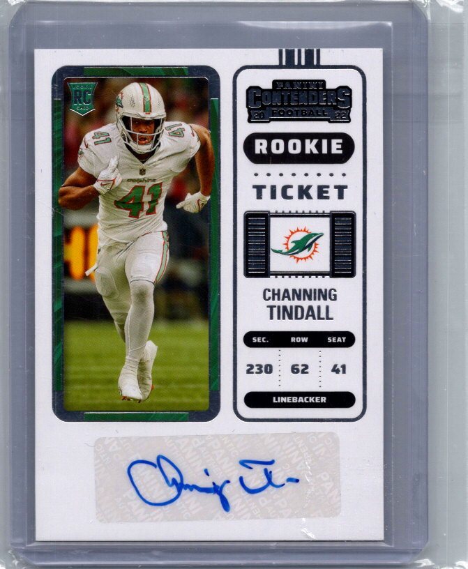 Channing Tindall Panini Contenders #199 Base
