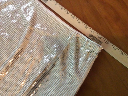 Time&Tru Womens Size 4/6 Beige Knit Lined Sequin Side Slit Midi Length Skirt NWT - Picture 6 of 8