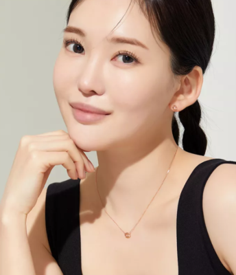 ◆STONEHENgE◆ DAL 14K NECKLACE T2037 StoneHenge DAL 14K Necklace SA24A63T 14K Rose Gold K-Jewelry