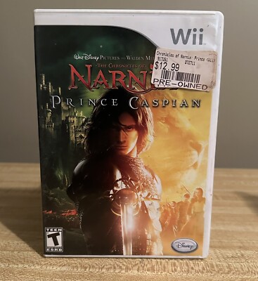 Chronicles of Narnia: Prince Caspian Nintendo Wii Complete CIB Manual