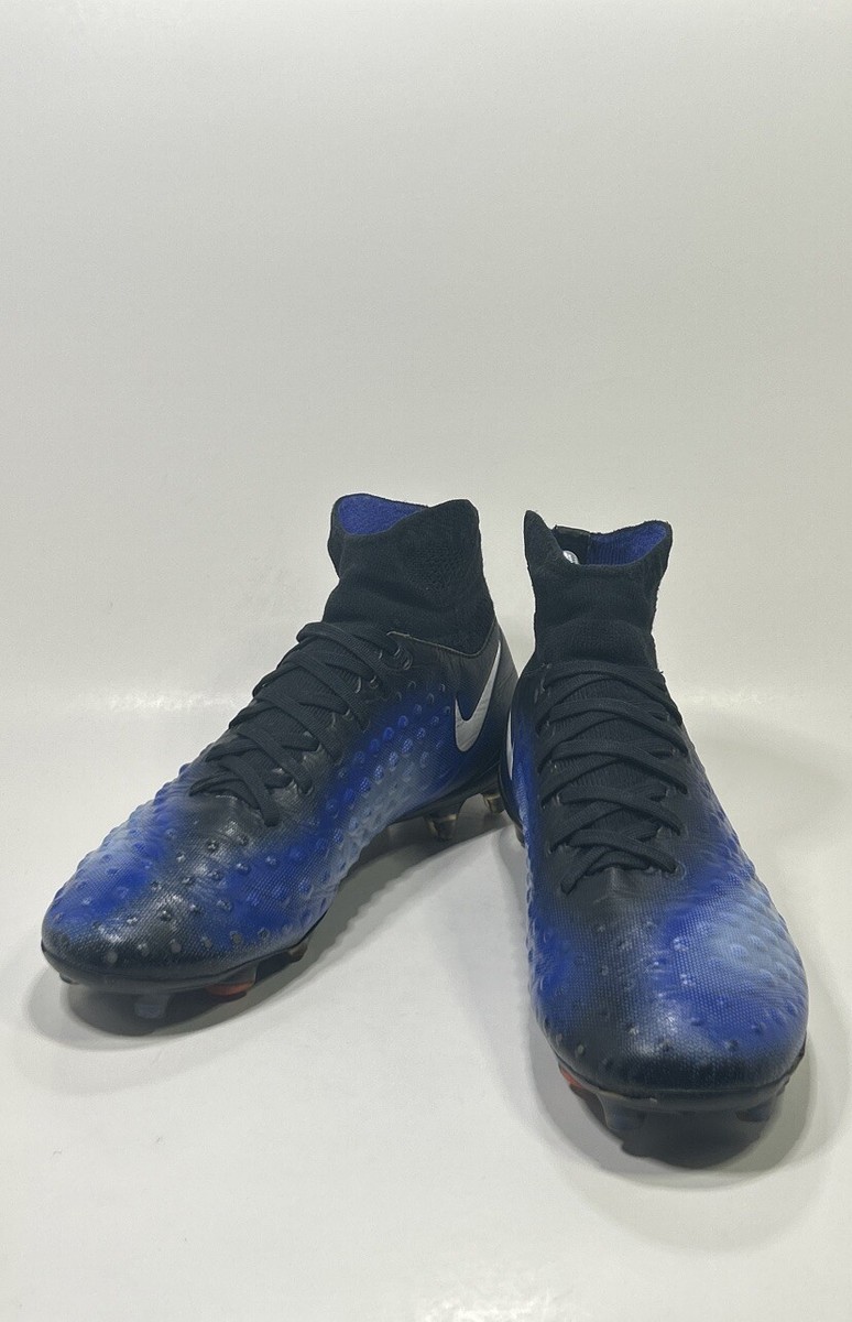 Size Men's Nike Magista Orden FG Black Paramount Blue 843812