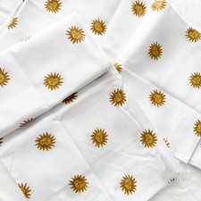 2 Vintage KING Size 90s Springs Whimsigoth Celestial Sun Pillowcases NWOT Y2K