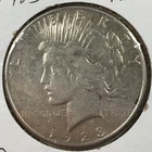1923-S Peace 90% Silver Dollar - Extremely Fine (XF) KM#150 - 7835