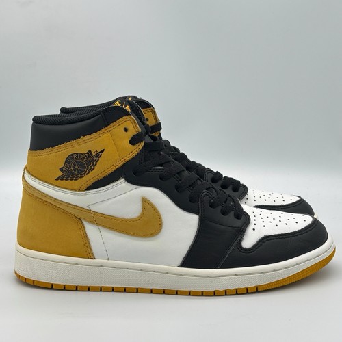Size 10.5 - Air Jordan 1 Retro OG High Yellow Ochre (2018) - Picture 3 of 12